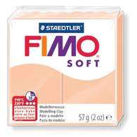Fimo soft полимерная глина, запекаемая, 57гр. цвет телесный