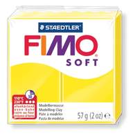 Fimo soft полимерная глина, запекаемая 57 гр. цвет лимонный