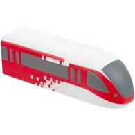 Антистресс «Поезд» белый с красным