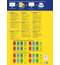 Этикетки Avery Zweckform цветные  матовые IJ+L+K+CL, 45,7х21,2мм, А4, 48шт/л, 20л/уп, желтые
