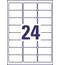 Этикетки Avery Zweckform для маркировки  L+CL, "Тройная стойкость", 63,5х33,9мм, А4, 24шт/л, 20л/уп