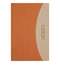 Ежедневник датированный 2020 А5, BRAUBERG "SimplyNew", комбинированная кожа, оранжевый/бежевый, 138х213 мм