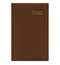 Ежедневник датированный 2020 А5, BRAUBERG "Select", кожа классик, коричневый, 138х213 мм