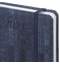 Ежедневник датированный 2021 А5 (138х213 мм) BRAUBERG "Wood", кожзам, держатель для ручки, синий