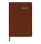 Ежедневник датированный 2021 А5 (138х213 мм) BRAUBERG "Select", балакрон, коричневый