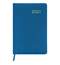 Ежедневник датированный 2021 А5 (138х213 мм) BRAUBERG "Select", балакрон, голубой
