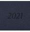 Ежедневник датированный 2021 А5 (138х213 мм) BRAUBERG "Stylish", кожзам, темно-синий