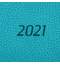 Ежедневник датированный 2021 А5 (138х213 мм) BRAUBERG "Stylish", кожзам, бирюзовый