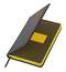 Ежедневник датированный 2023 А5 138x213 мм BRAUBERG "Chameleon", под кожу, черный/желтый