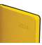 Ежедневник датированный 2024 А5 138x213 мм BRAUBERG "Stylish", под кожу, желтый