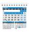 Календарь-домик настольный на гребне, 2022 год, 101х101 мм, "Деловой", HATBER