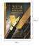 Календарь-ежедневник настольный перекидной 2024 г., "GOLD", 320 л., блок офсет, 2 краски, BRAUBERG