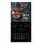 Календарь настенный перекидной на 2024 г., BRAUBERG, 12 листов, 29х29 см, "Black Style"