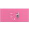 Папка-регистратор Berlingo "Spring", 70мм, бумвинил, двухстор., с карманом, нижний металлический кант, розовая