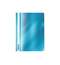 Папка-скоросшиватель с перфорацией пластиковая ErichKrause Glossy Ice Metallic, A4, голубой 