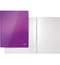Папка-скоросшиватель Leitz WOW, А4, ламинированный картон, фиолетовая