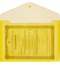 Папка-конверт с кнопкой Attache, А4, 180мкм, прозрачно-желтая