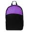 Рюкзак ArtSpace Simple Top, 41*30*12см, 1 отделение, 2 кармана, уплотненная спинка,черный/фиолетовый