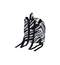Рюкзак ErichKrause EasyLine Animals 6L Fluffy Zebra