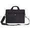 Сумка-портфель BRAUBERG с отделением для ноутбука 15,6", "Tempo", карман, черная, 40х30х4 см