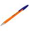 Ручка шариковая BRAUBERG "M-500 ORANGE", СИНЯЯ, корпус оранжевый, узел 0,7 мм, линия письма 0,35 мм