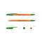 Ручка шариковая ErichKrause R-301 Orange Stick 0.7, цвет чернил зеленый