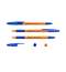 Ручка шариковая ErichKrause R-301 Orange Stick&Grip 0.7, цвет чернил синий (в пакете по 3 шт.)