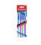 Ручка шариковая ErichKrause R-301 Neon Stick&Grip 0.7, цвет чернил синий (в пакете по 4 шт.)