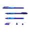 Ручка шариковая ErichKrause ErgoLine Kids, Ultra Glide Technology, цвет  чернил синий (в блистере по 1 шт.)