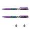 Ручка шариковая автоматическая ErichKrause ColorTouch Purple Python, цвет чернил синий