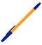 Ручка шариковая BRAUBERG "ORANGE Line", СИНЯЯ, корпус оранжевый, узел 1 мм, линия письма 0,5 мм