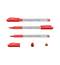 Ручка шариковая одноразовая Erich Krause Ultra Glide Technology U-19, 0,6мм, красная 