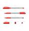 Ручка шариковая одноразовая Erich Krause Ultra Glide Technology U-19, 0,6мм, красная 