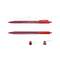 Ручка шариковая одноразовая Erich Krause Ultra Glide Technology U-28, автомат, 1мм, красная 