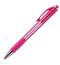 Ручка шариковая Attache Happy, 0,5мм, автомат, розовый корпус, синяя