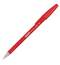 Ручка шариковая Attache Style, 0,5мм, прорезиненный корпус, красная