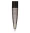Ручка шариковая Delucci "Vivo", синяя, 1мм, цвет корпуса -  черный/серебро, поворотный механизм, подарочная упаковка