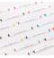 Набор маркеров для скетчинга Deli 70802-48 двойной пишущий наконечник 48 цветов пластиковая коробка . Спиртовая основа,  треугольный корпус