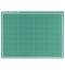 Коврик (мат) для резки BRAUBERG 3-слойный, А2 (600х450мм), двусторонний, толщина 3мм, зелены