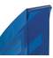 Лоток вертикальный для бумаг BRAUBERG "Office style", 245х90х285 мм, тонированный синий