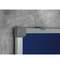 Доска фетровая 90х120 см Attache, синяя, алюминиевая рамка
