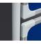 Доска фетровая 120х120 TMT1212 2x3, модерационная, синяя, 2-х ст., алюм. рама GTO (без ножек, без креплений), 1 секция
