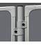 Доска фетровая 120х60см TMT126 2x3, модерационная, серая, двухсторонняя, алюминиевая рама (без ножек, без креплений)