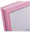 Рамка пластиковая 21*30 см, OfficeSpace, №2, акриловое небьющееся стекло, розовая