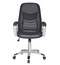 Кресло для руководителя  T-9910/BLACK черный, искусственная кожа (пластик серебро)