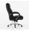 Кресло офисное BRABIX PREMIUM "Bomer HD-007", НАГРУЗКА до 250 кг, рециклированная кожа, хром, черное