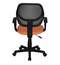 Кресло компактное BRABIX "Flip MG-305", ткань TW, оранжевое/черное