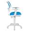 Кресло CH-W797/LB/TW-55 пластик белый, спинка-сетка, ткань светло-голубая