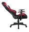Кресло компьютерное BRABIX "GT Racer GM-101", подушка, ткань, черное/красное