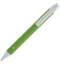 Ручка шариковая Button Up зеленая с белым